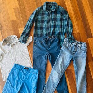 Bundle Boys 5 items size 14 Quicksilver Polo Hurley hybrid shorts Gap O'neill
